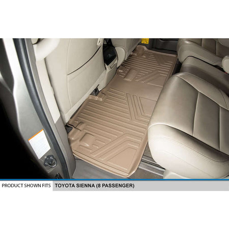 Smart Liner USA Motor Vehicle Interior Fittings SMARTLINER Custom Fit Floor Liners For 2013-2020 Toyota Sienna (8 Passenger Model)