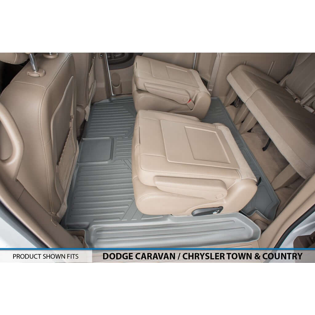 Smart Liner USA Motor Vehicle Interior Fittings Smart Trimâ„¢ Custom Fit Floor Liners For 2008 2020 Caravan/Town & Country (Stow'n Go Only)