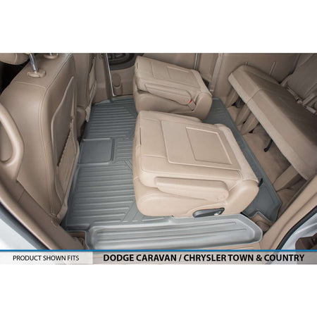 Smart Liner USA Floor Mats in Motor Vehicle Interior Fittings Smart Trimâ„¢ Custom Fit Floor Liners For 2008 2020 Caravan/Town & Country (Stow'n Go Only)