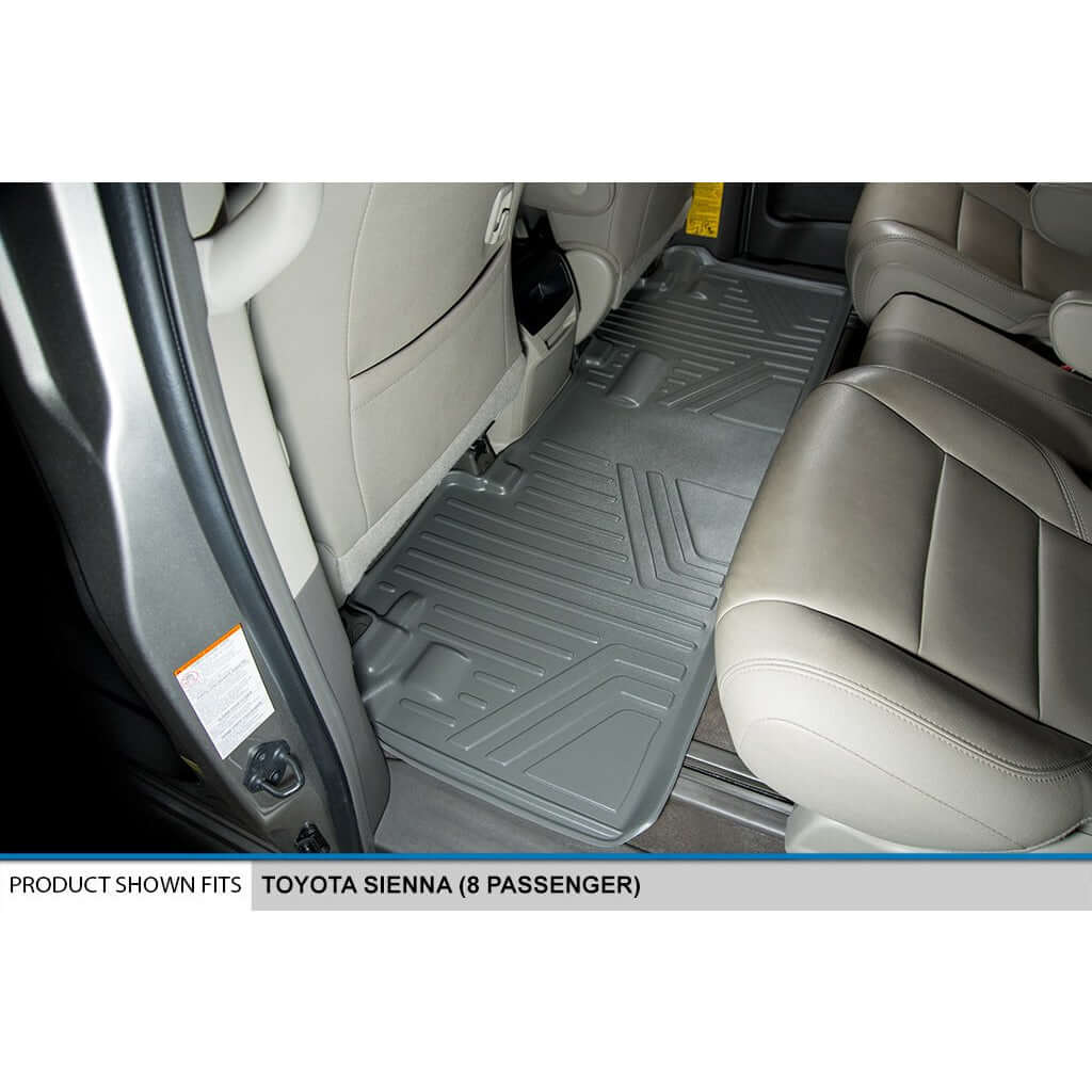 Smart Liner USA Motor Vehicle Interior Fittings SMARTLINER Custom Fit Floor Liners For 2011-2012 Toyota (Sienna 8 Passenger Model)