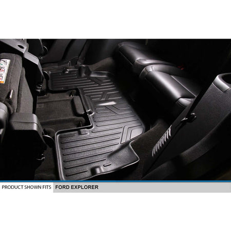 Smart Liner USA Motor Vehicle Interior Fittings SMARTLINER Custom Fit Floor Liners For 2017-2019 Ford Explorer without 2nd Row Center Console