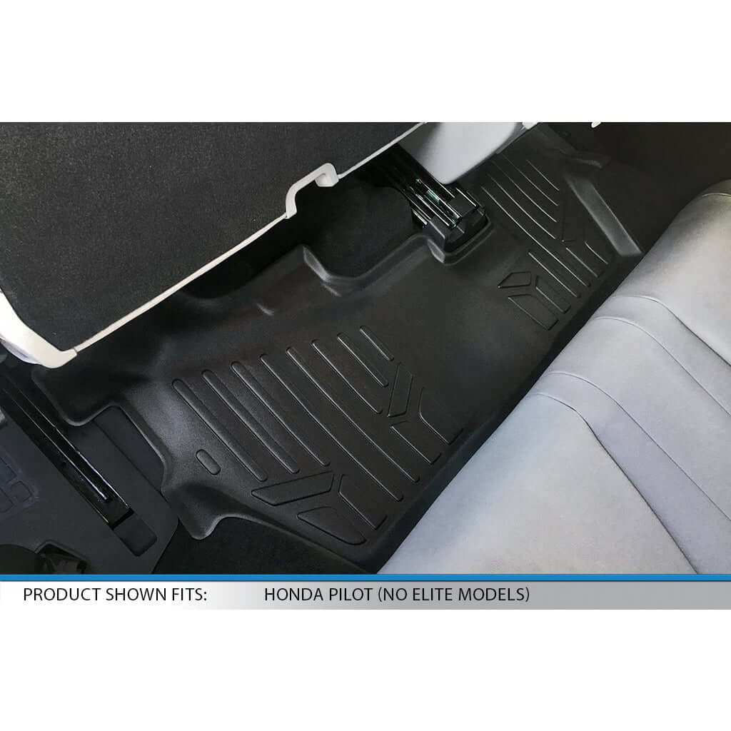 Smart Liner USA Motor Vehicle Interior Fittings SMARTLINER Custom Fit Floor Liners For 2016-2022 Honda Pilot (8 Passenger Model)