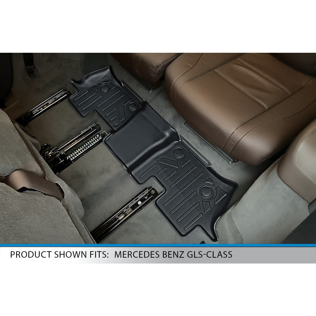 SMARTLINER Custom Fit Floor Liners For 2020-2023 Mercedes-Benz GLS-Class 6 Passenger With 2nd Row Bucket Seats