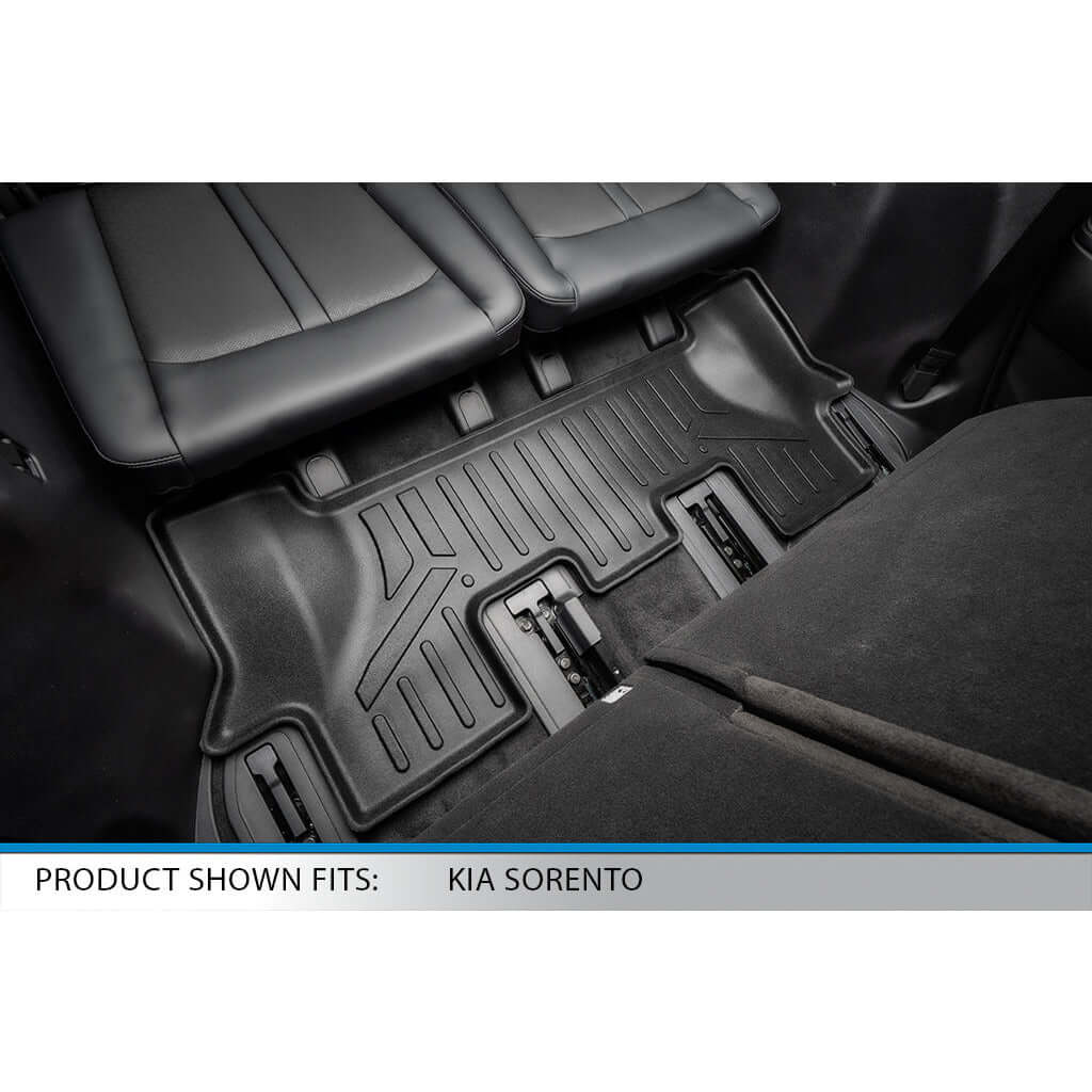 SMARTLINER Custom Fit Floor Liners For 2021-2025 Kia Sorento (with 2nd Row Bench Seat)