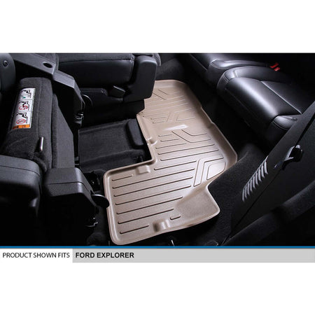 Smart Liner USA Motor Vehicle Interior Fittings SMARTLINER Custom Fit Floor Liners For 2017-2019 Ford Explorer with 2nd Row Center Console