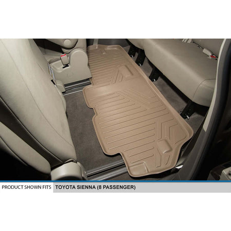 Smart Liner USA Motor Vehicle Interior Fittings SMARTLINER Custom Fit Floor Liners For 2011-2012 Sienna (8 Passenger Model with Power Folding 3rd Row Seats)