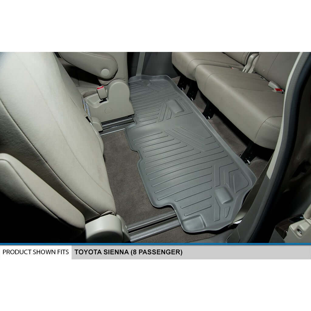 Smart Liner USA Motor Vehicle Interior Fittings SMARTLINER Custom Fit Floor Liners For 2011-2012 Sienna (8 Passenger Model with Power Folding 3rd Row Seats)