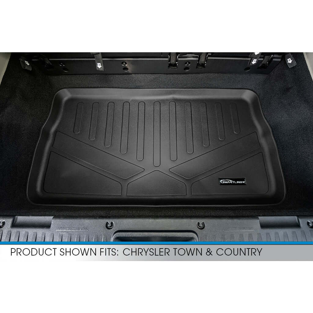 Smart Liner USA Floor Mats in Motor Vehicle Interior Fittings Smart Trimâ„¢ Custom Fit Floor Liners For 2008 2020 Caravan/Town & Country (Stow'n Go Only)