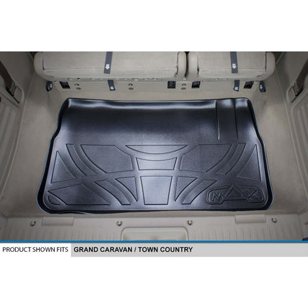 Smart Liner USA Motor Vehicle Interior Fittings Smart Trimâ„¢ Custom Fit Floor Liners For 2008 2020 Caravan/Town & Country (Stow'n Go Only)