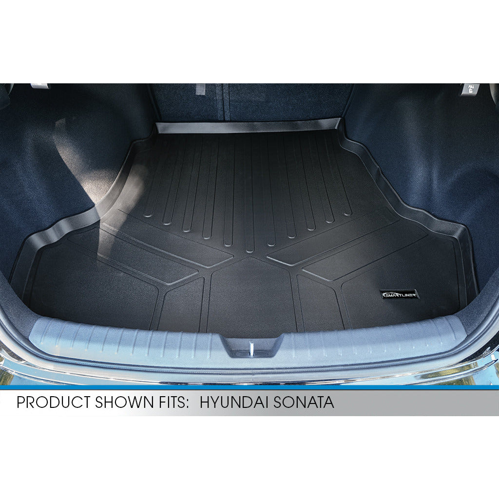 SMARTLINER Custom Fit Floor Liners For 2015-2021 Hyundai Sonata (Non Hybrid)/2016-2020 Kia Optima (Non Hybrid)