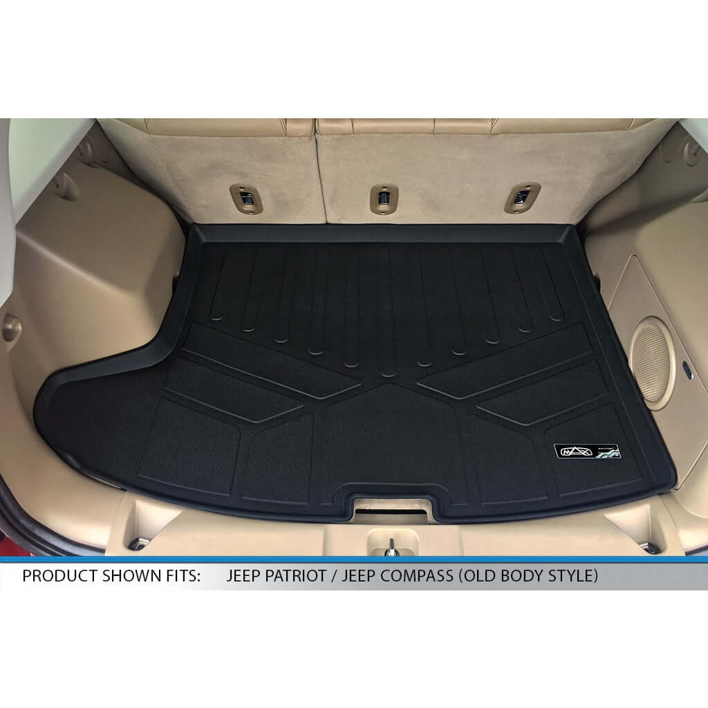 SMARTLINER Custom Fit for 2017 Jeep Patriot (with 1st Row Dual Driver Side Floor Hooks) - Smartliner USA