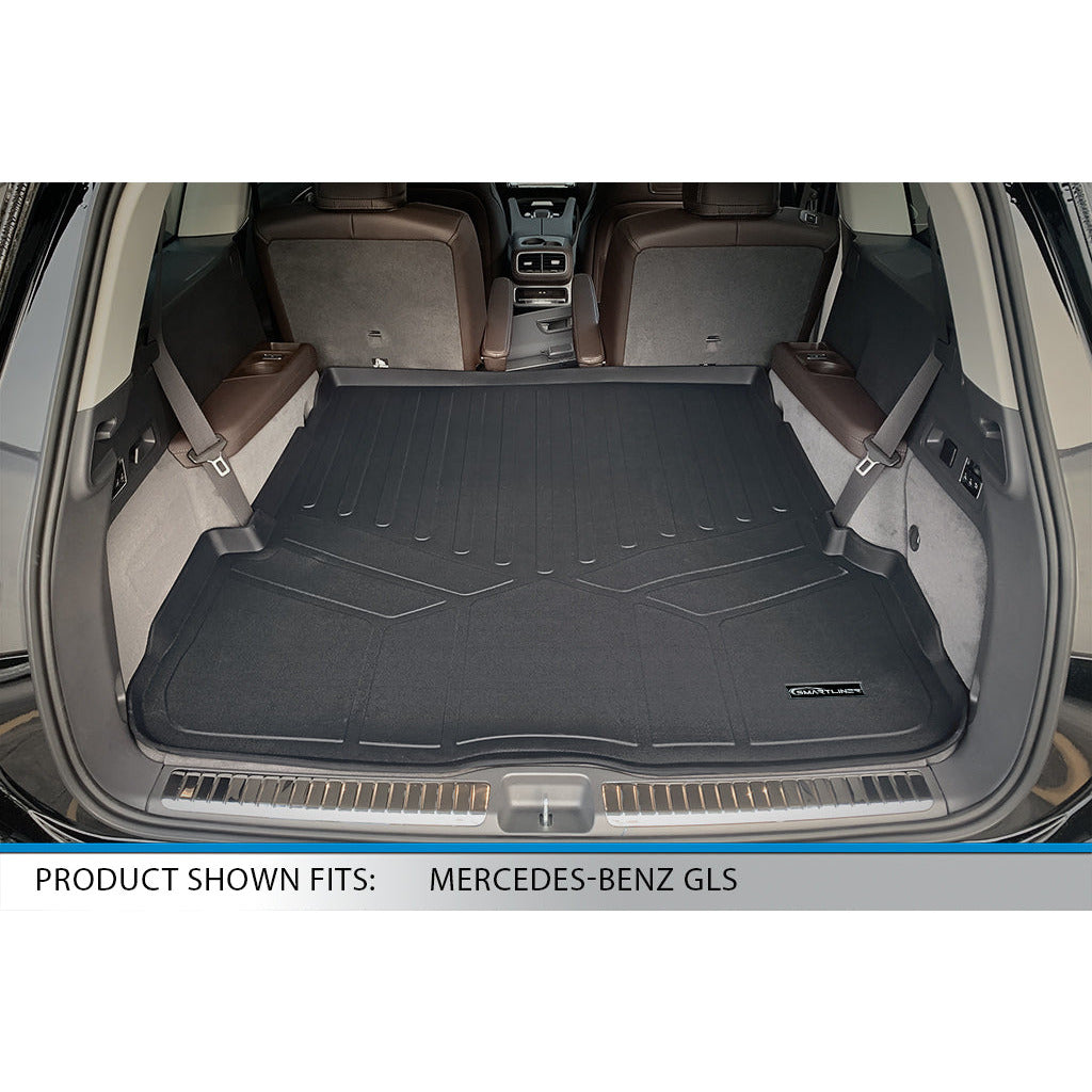 SMARTLINER Custom Fit Floor Liners For 2020-2024 Mercedes-Benz GLS-Class 7 Passenger With 2nd Row Bucket Seats
