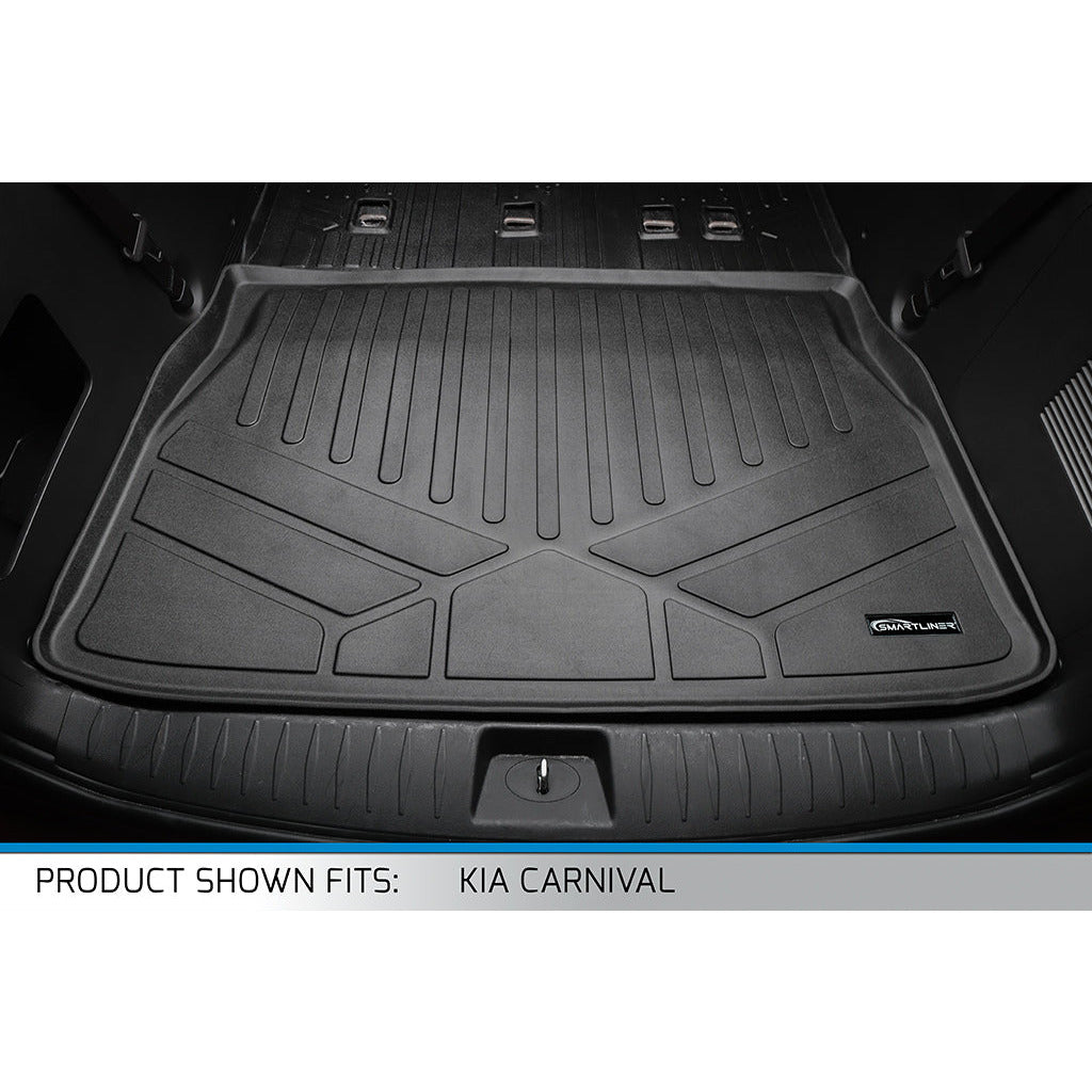 SMARTLINER Custom Fit Floor Liners For 2022-2024 Kia Carnival (7 Passenger Models Without 2nd Row VIP Seats)