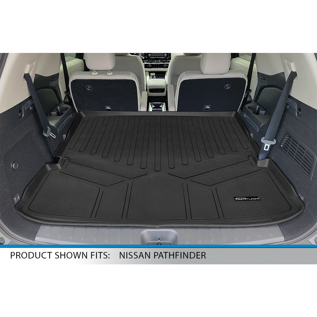 SMARTLINER Custom Fit Floor Liners For 2022-2024 Nissan Pathfinder (7 Passenger)