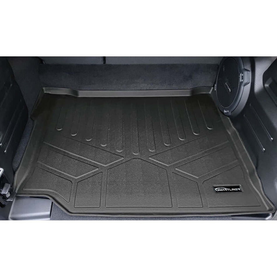 Smart Liner USA Motor Vehicle Interior Fittings SMARTLINER Custom Fit Floor Liners For 2021-2025 Jeep Wrangler 4xe (Without Trail-Rail system)