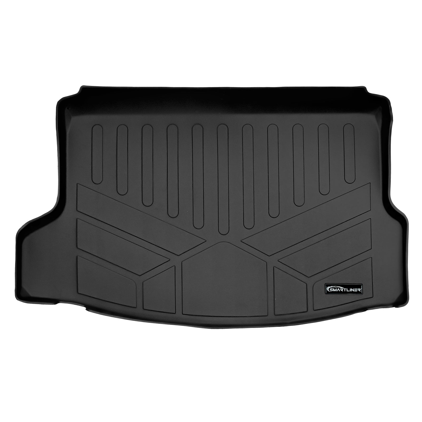 SMARTLINER Custom Fit Floor Liners For 2022-2024 Honda Civic Hatchback with 2nd Row USB Ports and Subwoofer in the Cargo Area