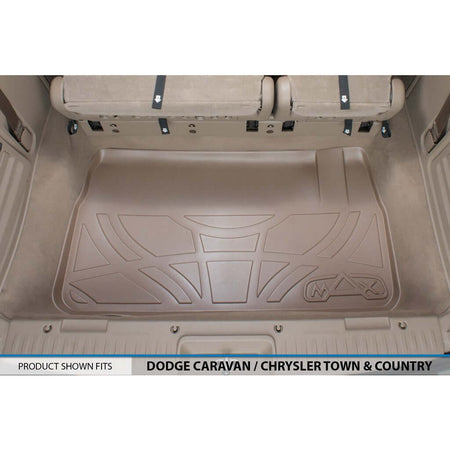 Smart Liner USA Motor Vehicle Interior Fittings Smart Trimâ„¢ Custom Fit Floor Liners For 2008 2020 Caravan/Town & Country (Stow'n Go Only)