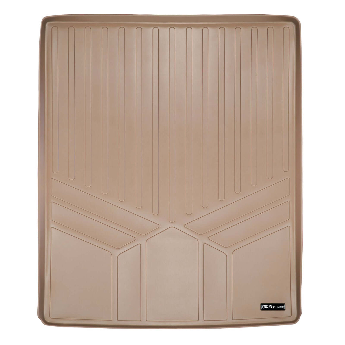 Smart Liner USA Motor Vehicle Interior Fittings Tan / Cargo Liner Behind the 2nd Row Smart Trimâ„¢ Custom Fit Floor Liners For 2008 2020 Caravan/Town & Country (Stow'n Go Only)