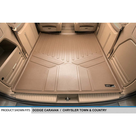 Smart Liner USA Motor Vehicle Interior Fittings Smart Trimâ„¢ Custom Fit Floor Liners For 2008 2020 Caravan/Town & Country (Stow'n Go Only)