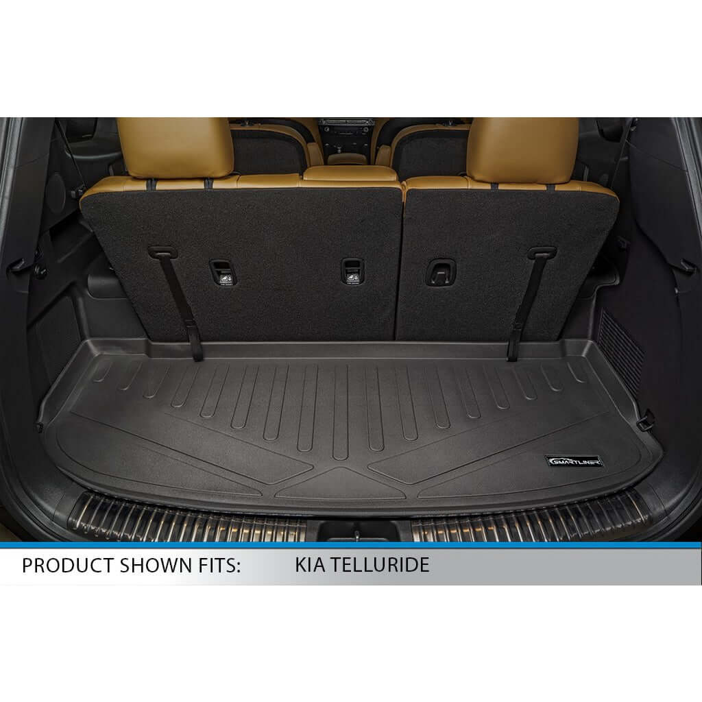 Smart Liner USA Motor Vehicle Interior Fittings SMARTLINER Custom Fit Floor Liners For 2020-2025 Kia Telluride with 2nd Row Bucket Seats No Center Console and No In Between Coverage