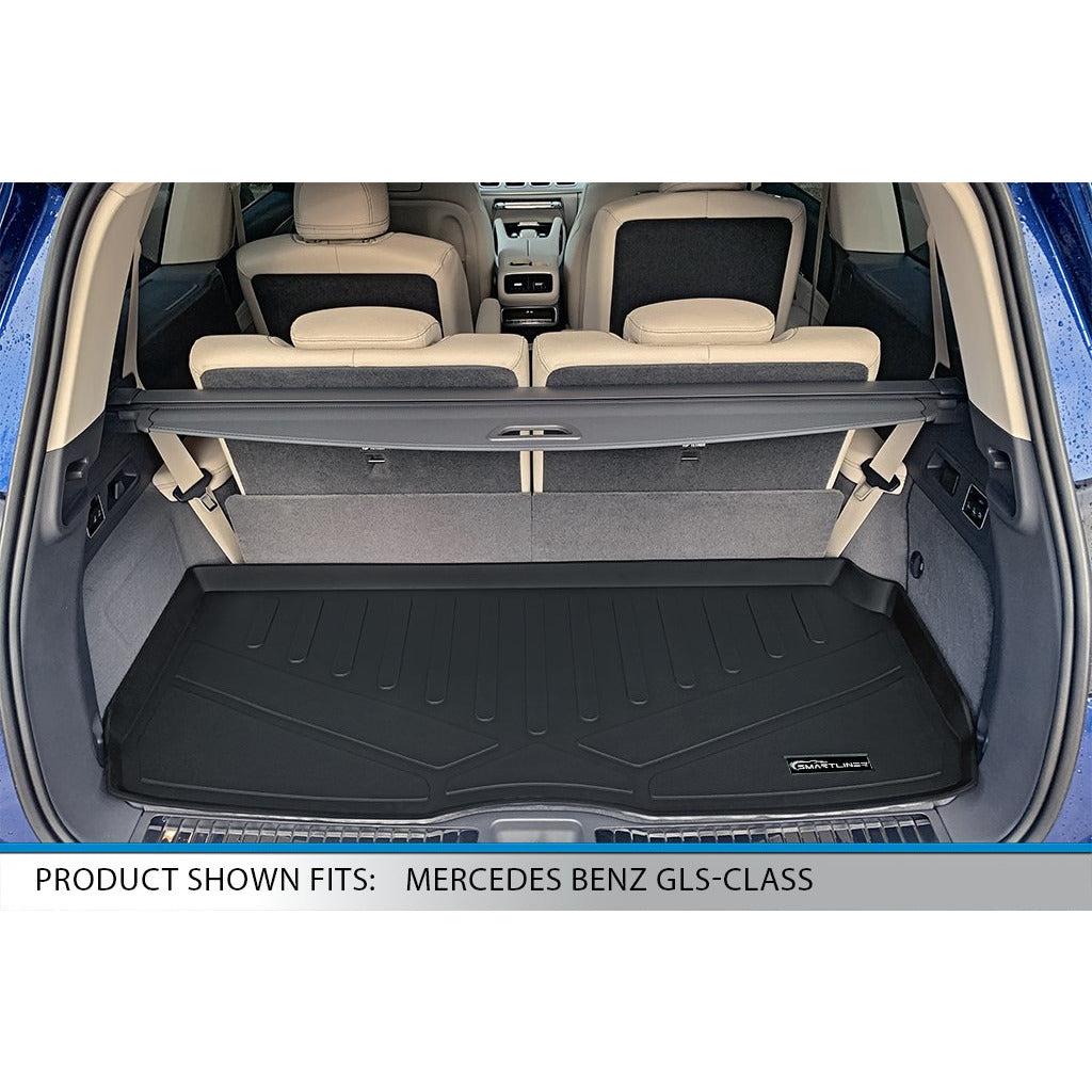 SMARTLINER Custom Fit Floor Liners For 2020-2024 Mercedes-Benz GLS-Class 7 Passenger With 2nd Row Bucket Seats