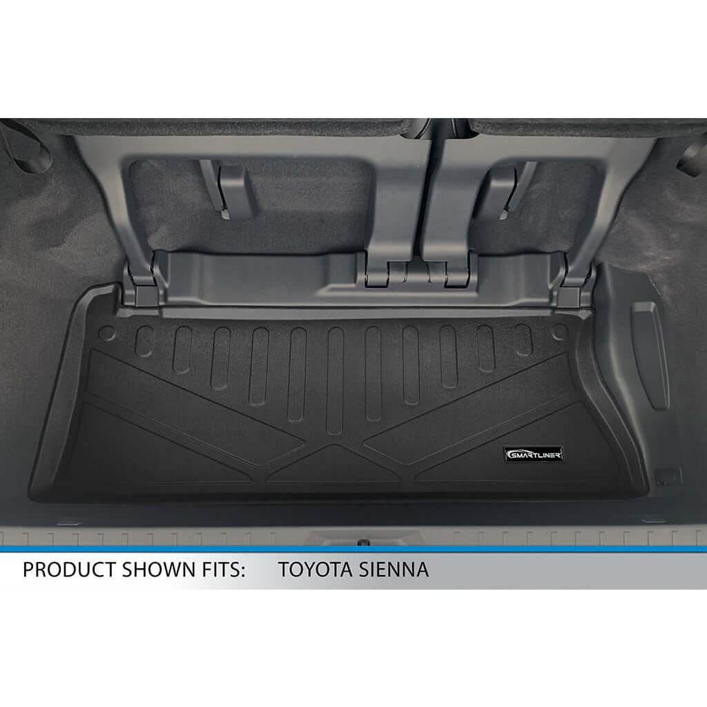 SMARTLINER Custom Fit Floor Liners For 2021-2025 Toyota Sienna with 2nd Row Bench Seat