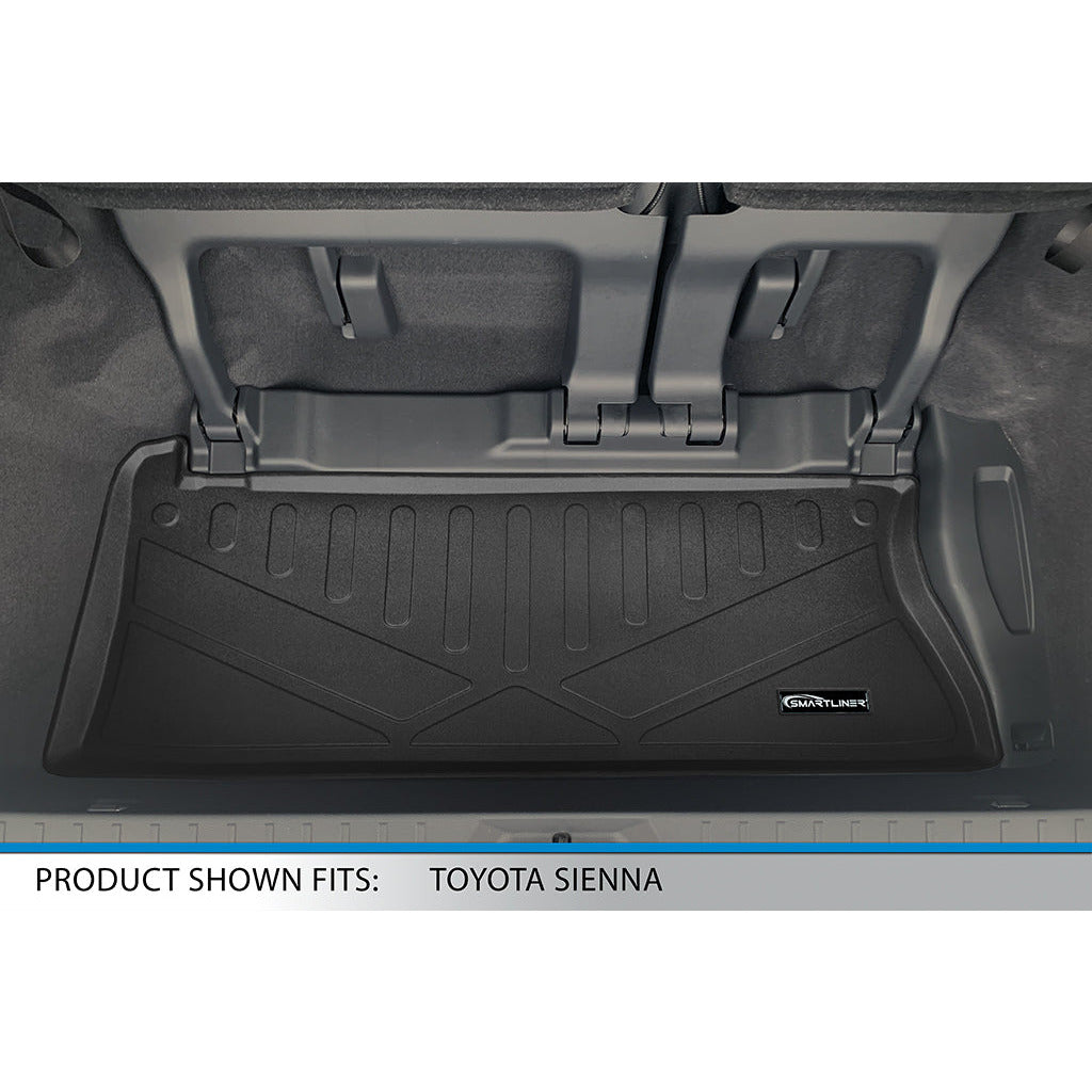 SMARTLINER Custom Fit Floor Liners For 2021-2024 Toyota Sienna with 2nd Row Bench Seat