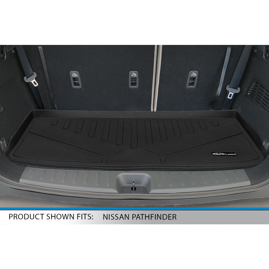 SMARTLINER Custom Fit Floor Liners For 2022-2024 Nissan Pathfinder (7 Passenger)