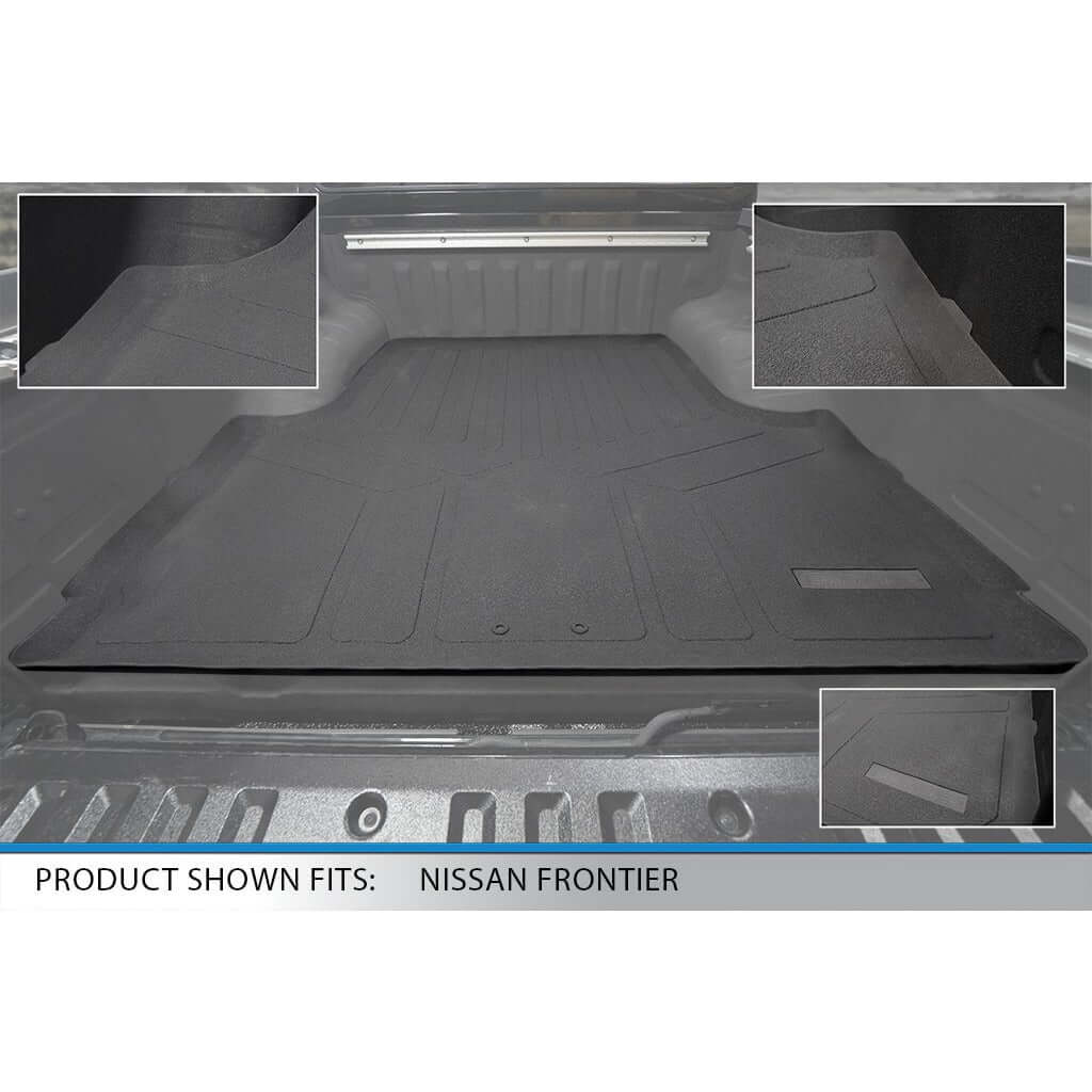 SmartCoverageâ„¢ Custom Fit Floor Liners For 2008-2021 Nissan Frontier Crew Cab with Dual Drivers Side Floor Posts