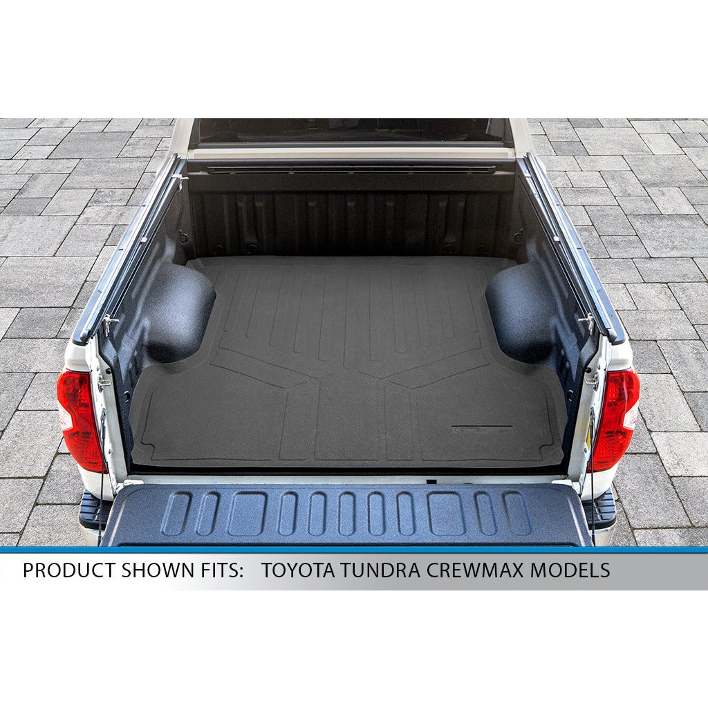 SMARTLINER Custom Fit Floor Liners For 2007-2021 Toyota Tundra CrewMax Cab (with Coverage Under 2nd Row Seat)