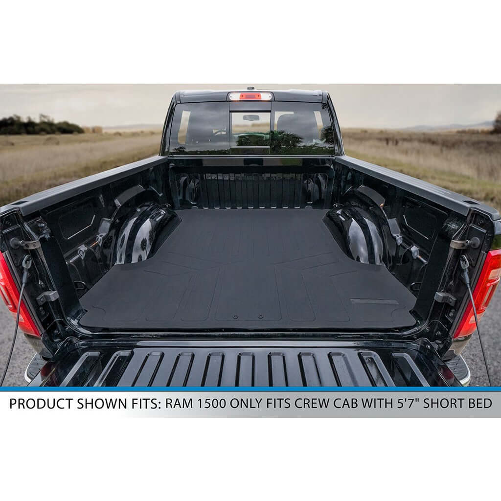 SmartCoverageâ„¢ Custom Fit Floor Liners For 2019-2024 RAM 1500 Crew Cab (5'7 Short Bed Only)- K0369