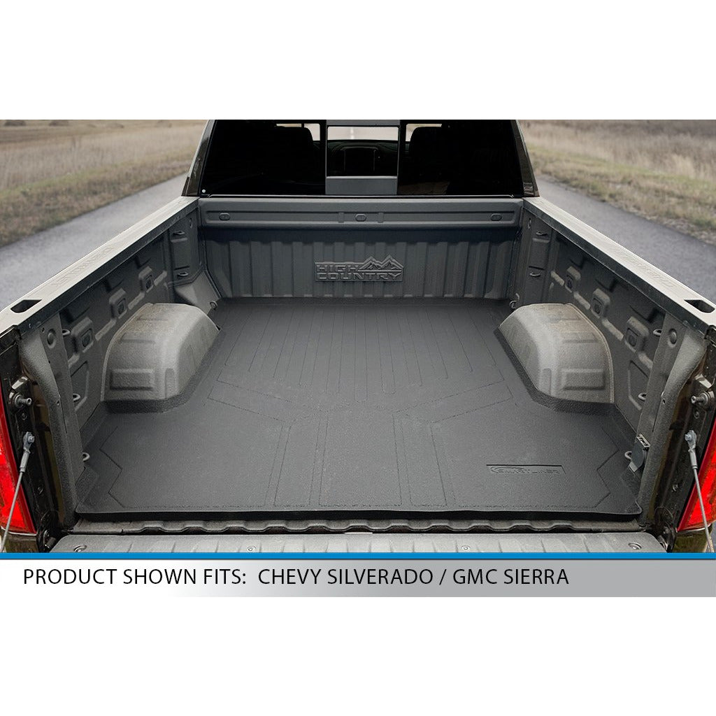 SMARTLINER Custom Fit Floor Liners For 2019-2021 GMC Sierra/ Chevy Silverado 1500 Crew Cab (5'8 Short Bed Only)- K0400