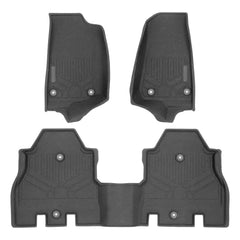 SMARTLINER Custom Fit Floor Liners For 2018-2020 Jeep Wrangler (2 Door Models)