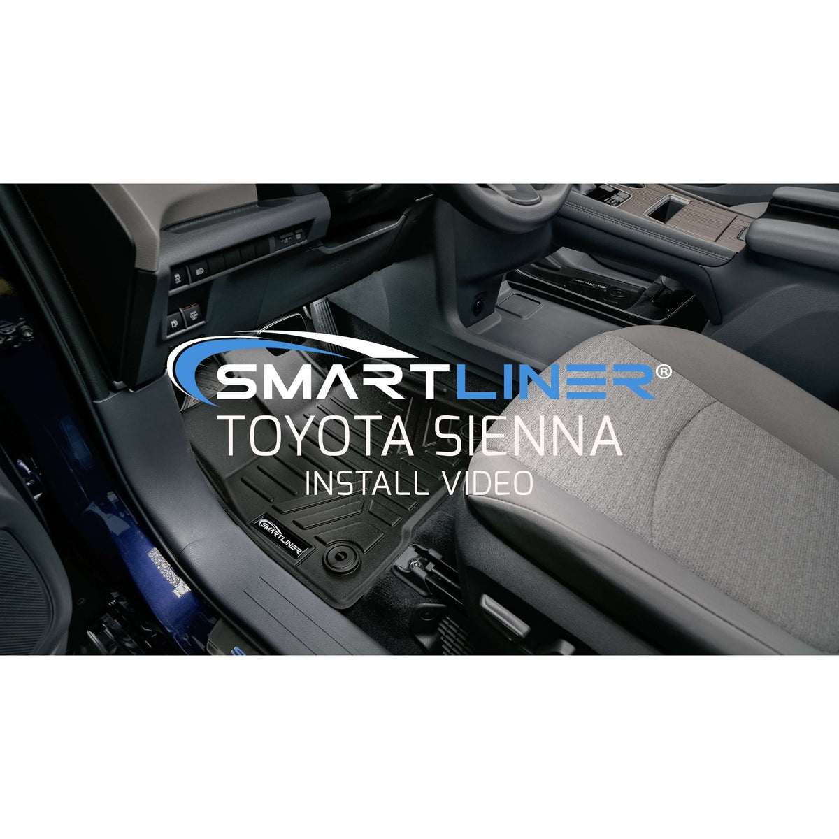 Smart Liner USA Motor Vehicle Interior Fittings SMARTLINER Custom Fit Floor Liners For 2013-2020 Toyota Sienna (8 Passenger Model)